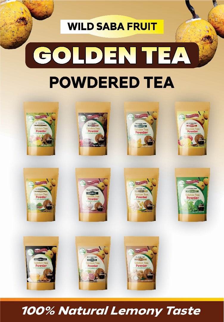 Golden Tea: A refreshing blend of natural fruits and herbs — crafted to nourish, energize, and delight your senses.